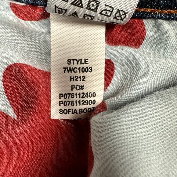 Lucky Brand Sofia Boot 7WC1003 Dark Wash Mid-Rise 5-Pocket Denim Jeans 10 x 30 - Picture 10 of 11